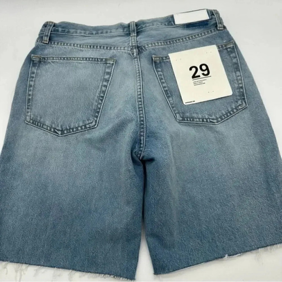 RE/DONE 90s High Waist Cutoff Denim Shorts B65 - Picture 6 of 6